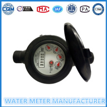 "1/2"-"3/4" Nylon Plastic Multi-Jet Dry Dial Type Water Meter